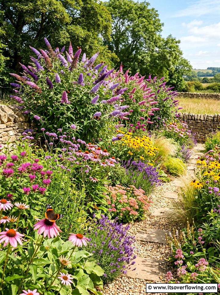 Buddleia Pollinator Garden - 25 cheap garden ideas with cuttings