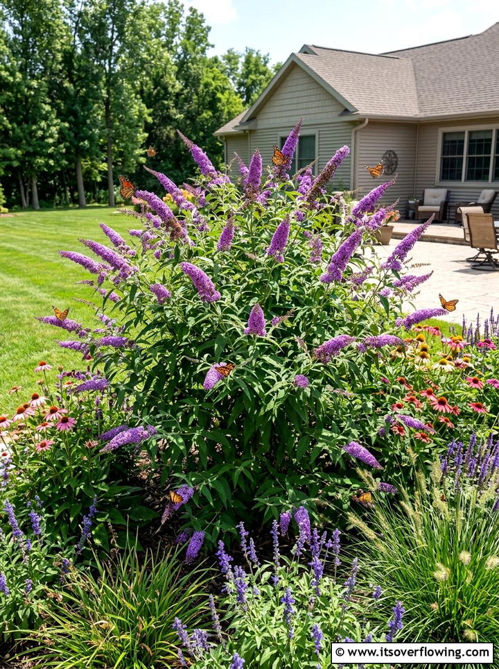 Buddleia butterfly bush - 25 garden ideas for butterflies