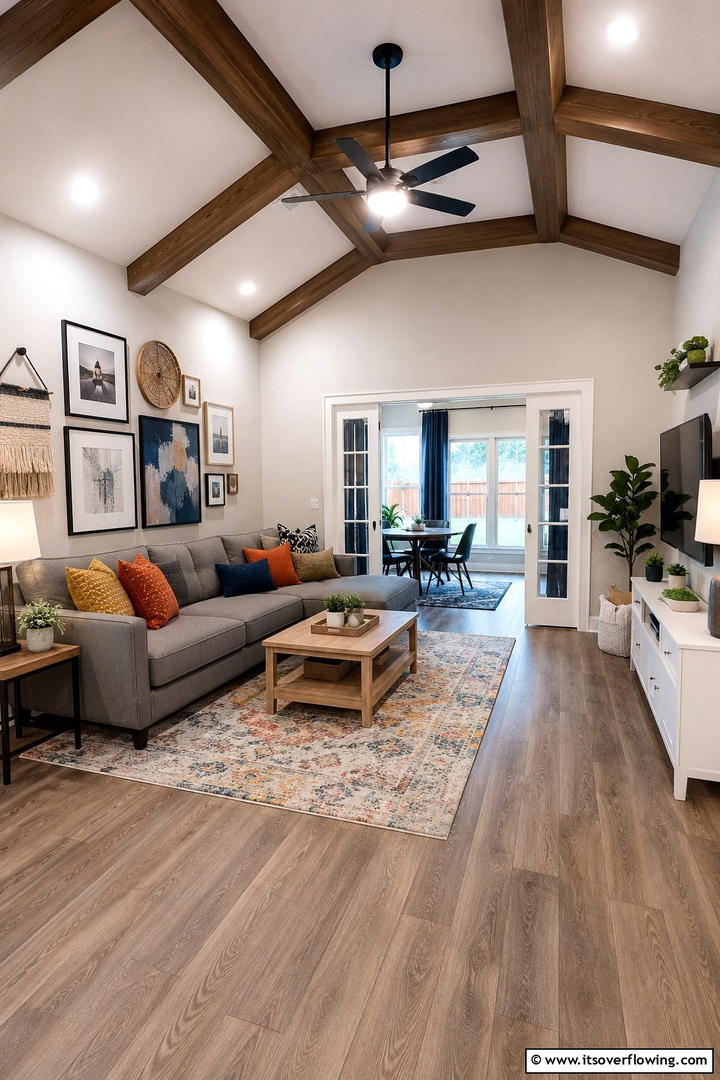 Budget Friendly Renovation Ideas - 30 Vaulted Ceiling Ideas with Beams for Dramatic Room Designs