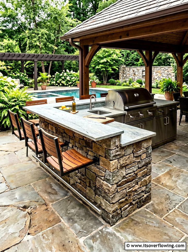 Built In Bar Stool Seating - 25 backyard ideas with built in seating
