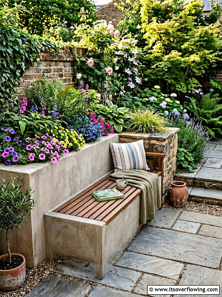 Built In Bench For Small Garden - 25 small garden ideas with pet friendly plants