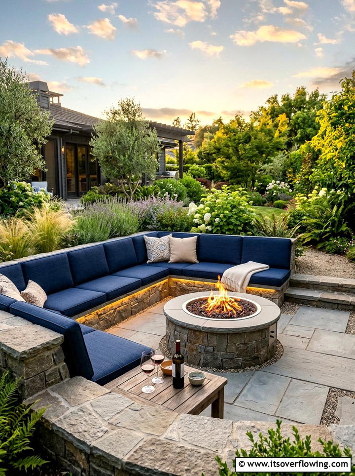 Built In Bench Seating - 25 backyard ideas for entertaining