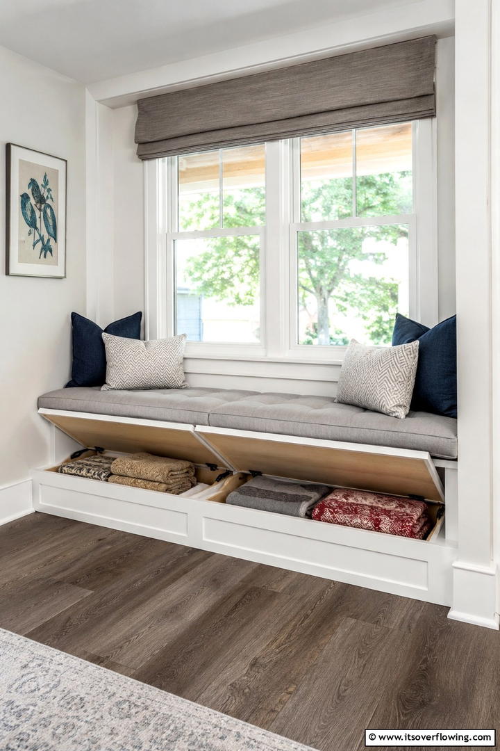 Built In Bench Storage - 30 Tiny House Storage Ideas to Maximize Compact Living Spaces