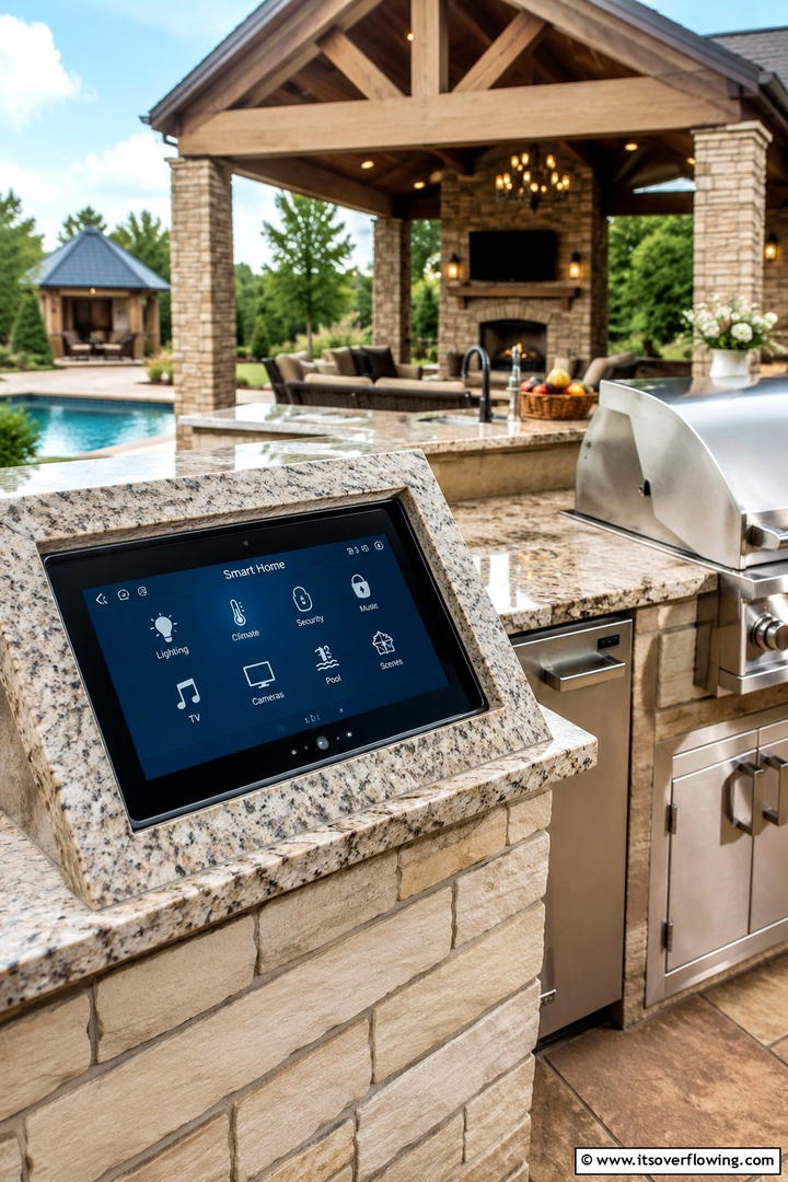 Built In Cooling Mechanisms - 30 Outdoor TV Ideas for Entertainment Under the Sky