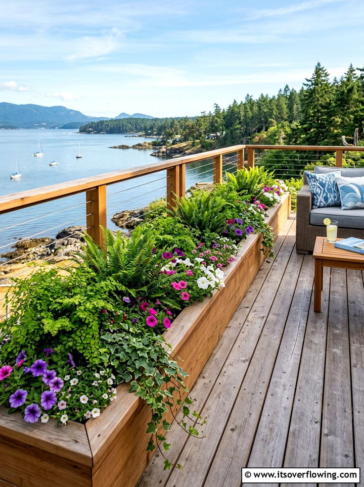Built In Deck Planter - 25 garden design ideas for decks