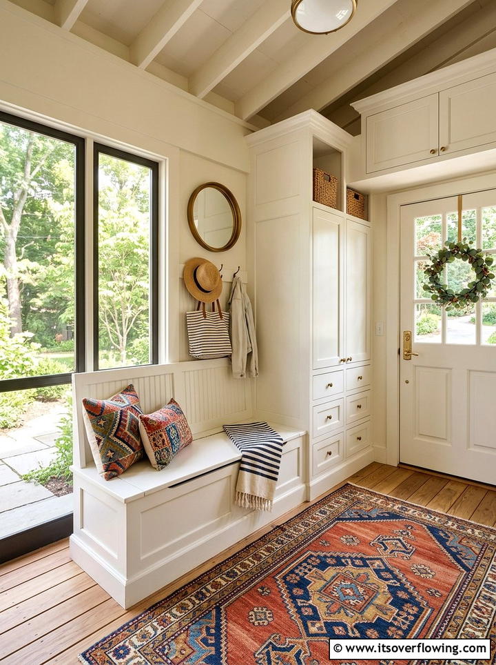 Built In Porch Storage - 25 front porch ideas for rainy climates