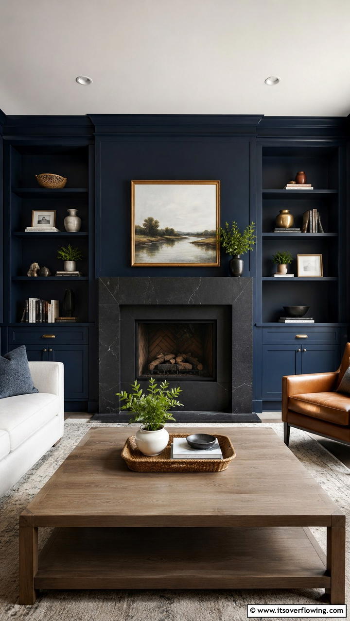 Built in Bookshelves Surrounding a Fireplace - 25 Built-in Bookshelf Ideas for Stylish Home Storage