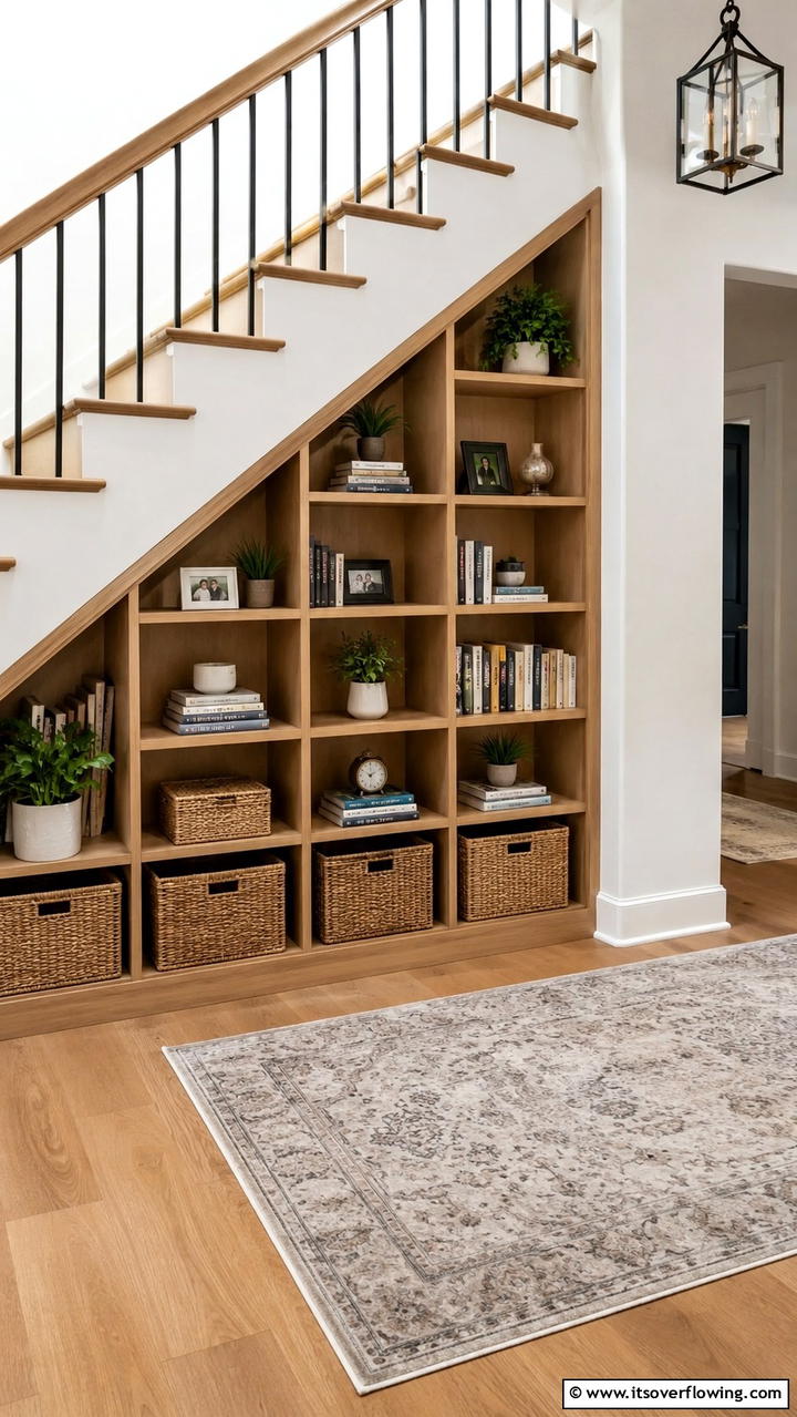 Built in Bookshelves Under the Stairs - 25 Built-in Bookshelf Ideas for Stylish Home Storage