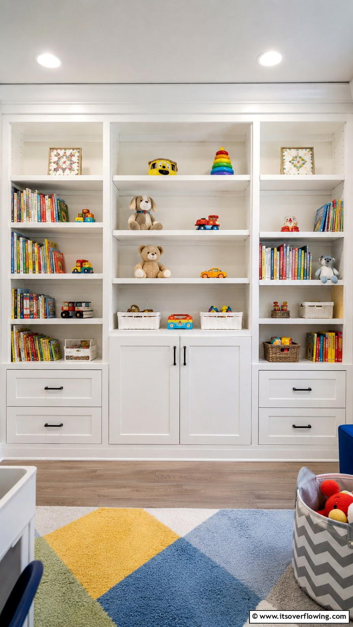 Built in Bookshelves with Adjustable Shelving - 25 Built-in Bookshelf Ideas for Stylish Home Storage