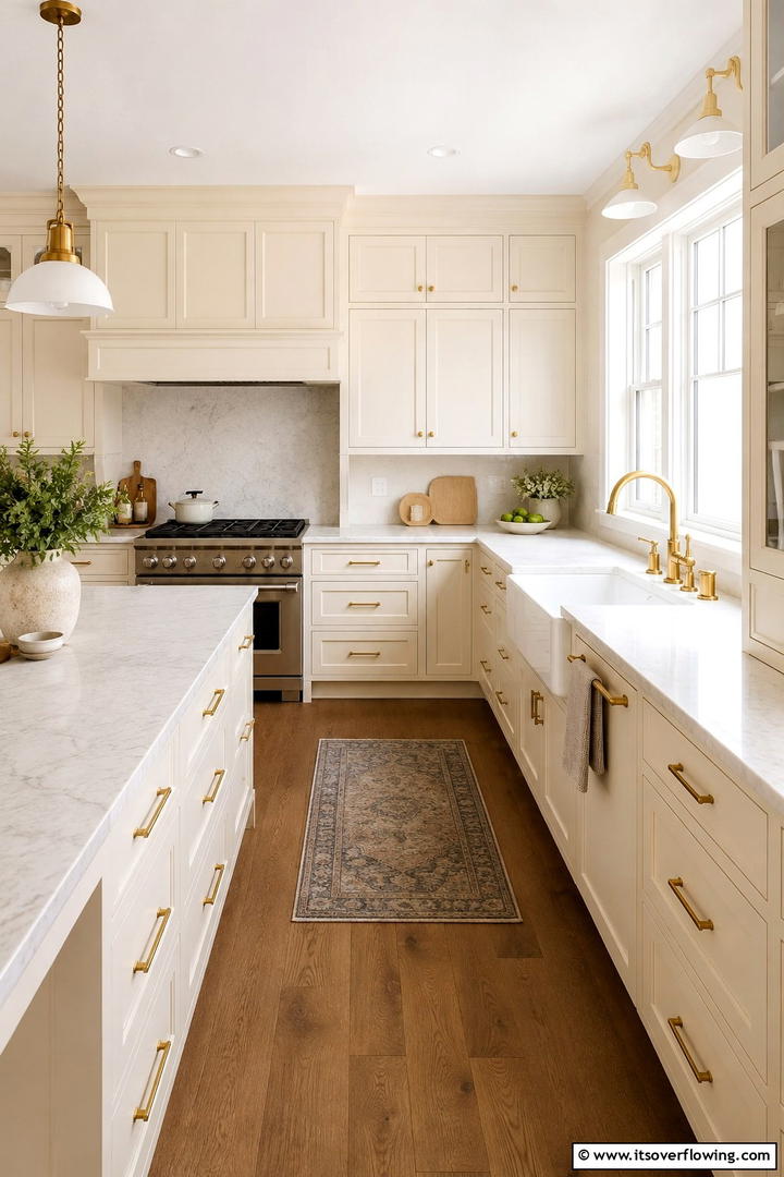 Buttercream Kitchen Cabinets - 30 Pastel Colour Home Design Ideas for a Serene Ambiance