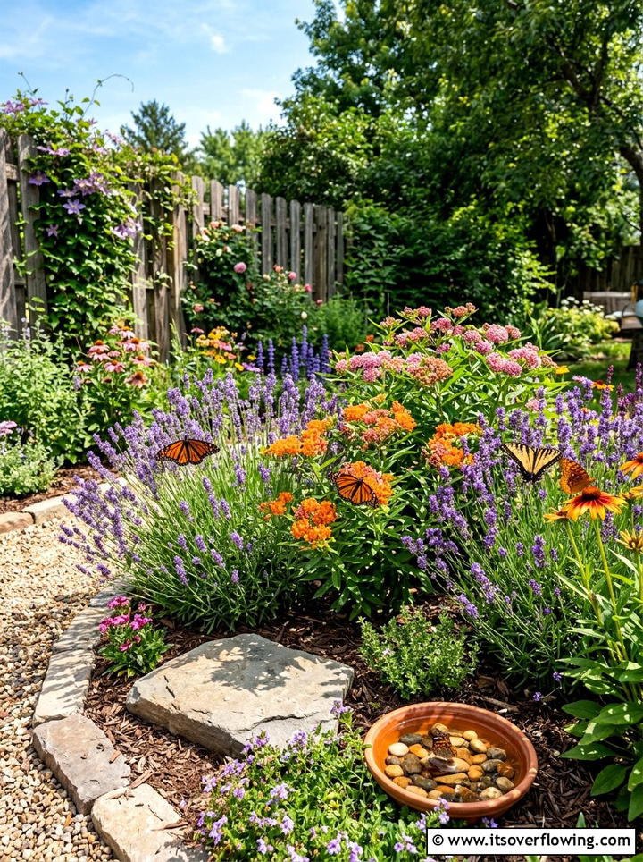 Butterfly Garden Habitat - 25 garden ideas with wildflowers