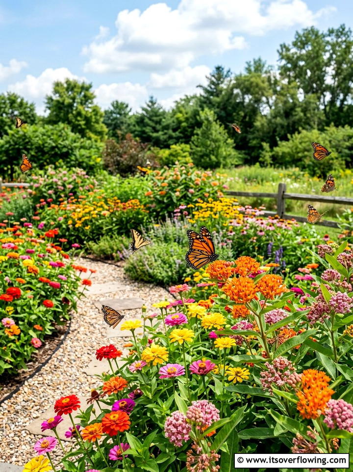 Butterfly Garden Plants - 25 creative garden ideas with high impact curb appeal