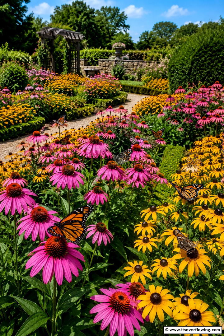 Butterfly Haven - 30 Parterre Garden Ideas for Elegant Outdoor Spaces