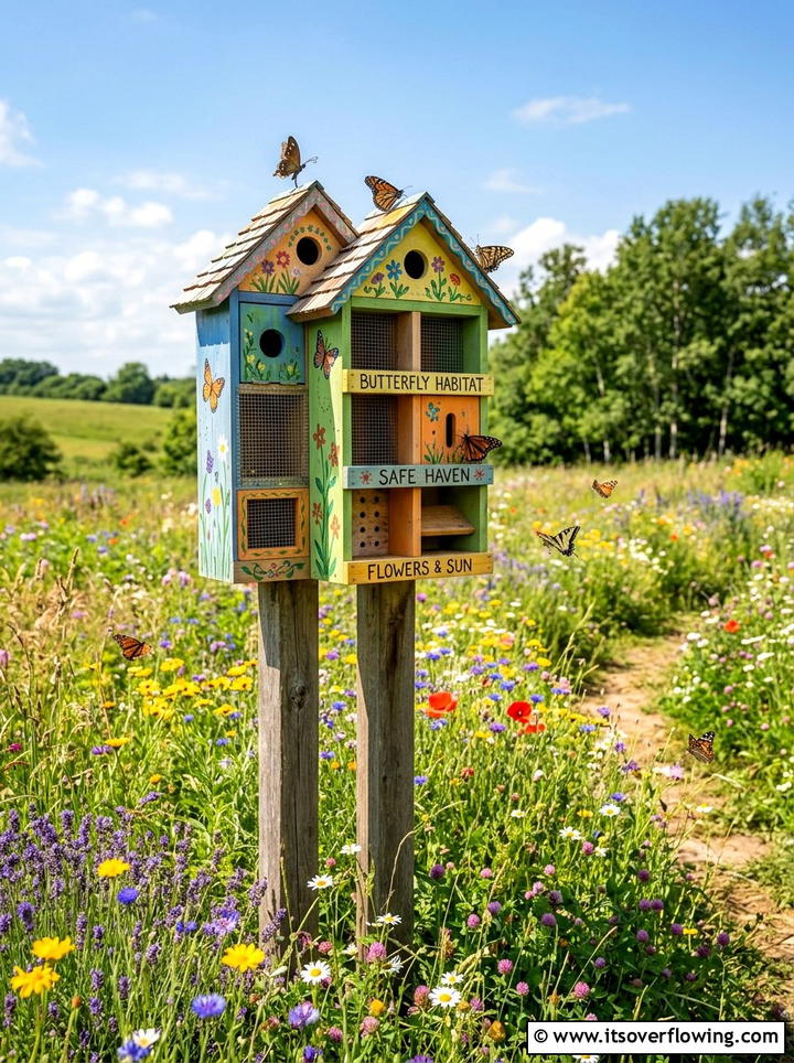Butterfly House Habitat - 25 backyard ideas for spring makeovers