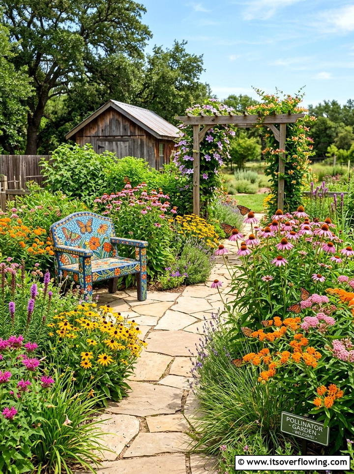 Butterfly Pollinator Garden - 25 garden ideas for peace and relaxation