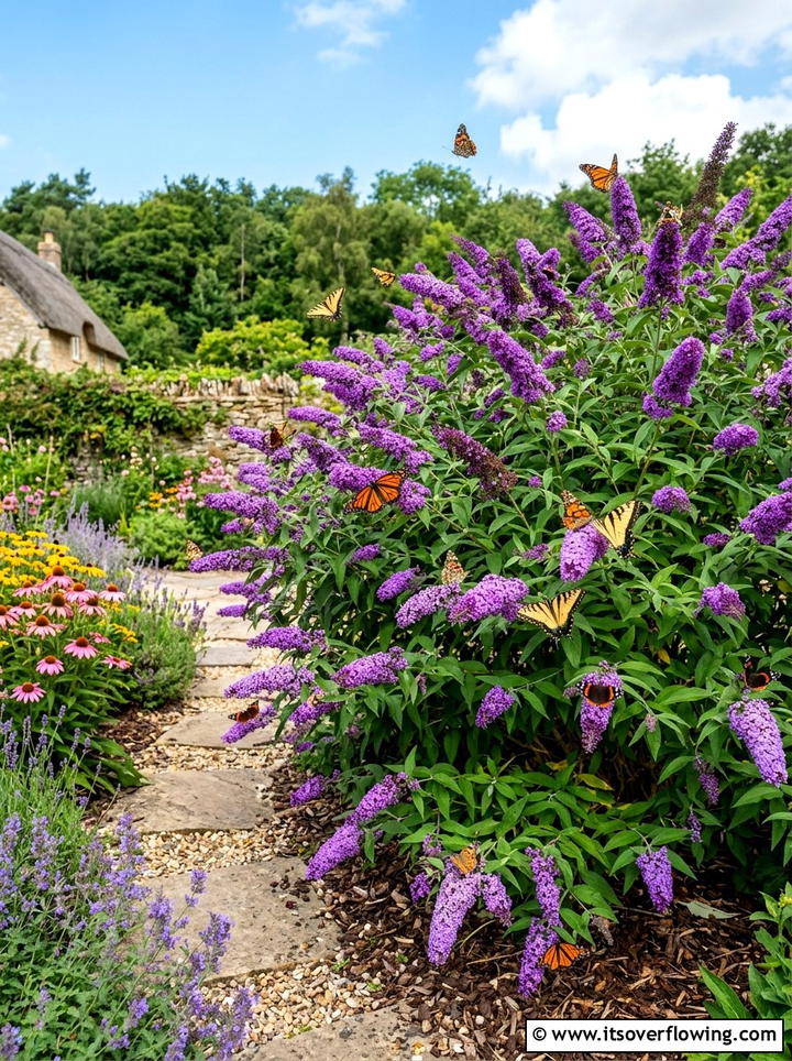 Butterfly bush garden - 25 creative garden ideas with sensory planting