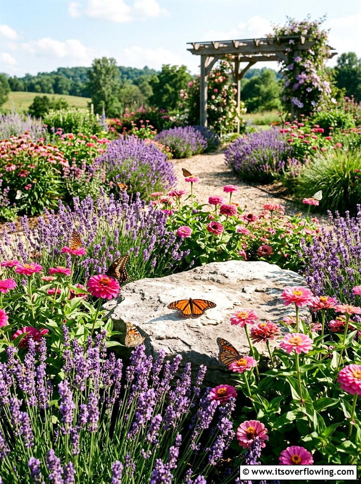 Butterfly garden - 25 creative garden ideas for rural homes