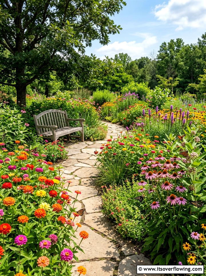 Butterfly garden layout - 25 garden ideas with pollinator plants