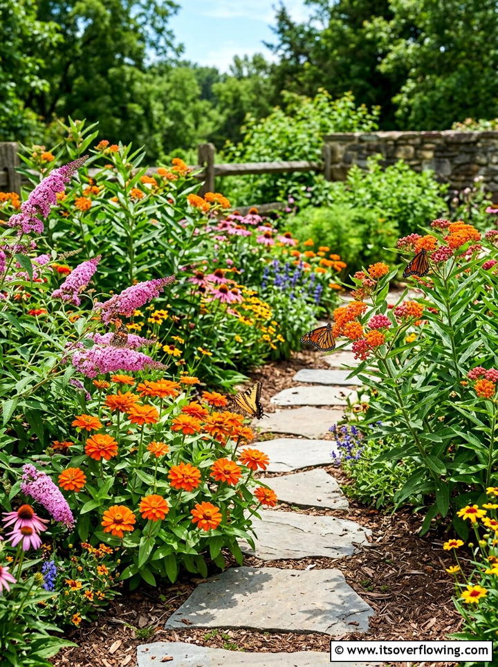 Butterfly nectar garden - 25 creative garden ideas with pollinator beds