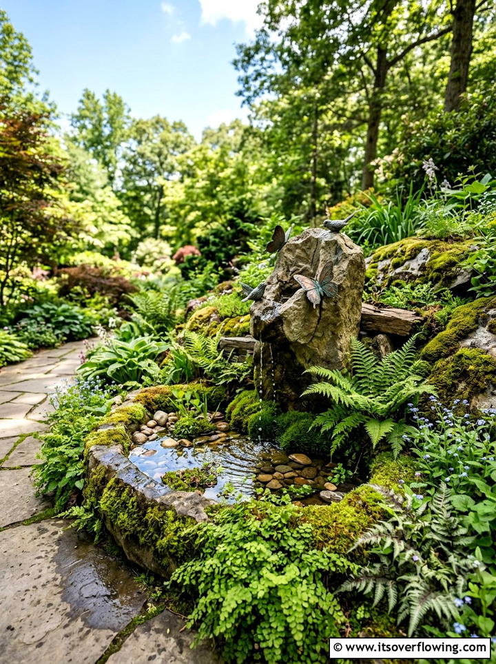 Butterfly water feature - 25 garden ideas for butterflies