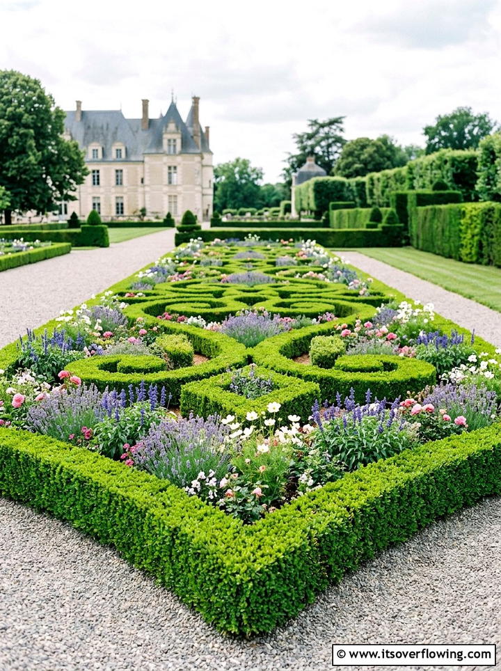 Buxus hedge border - 25 garden ideas with edging