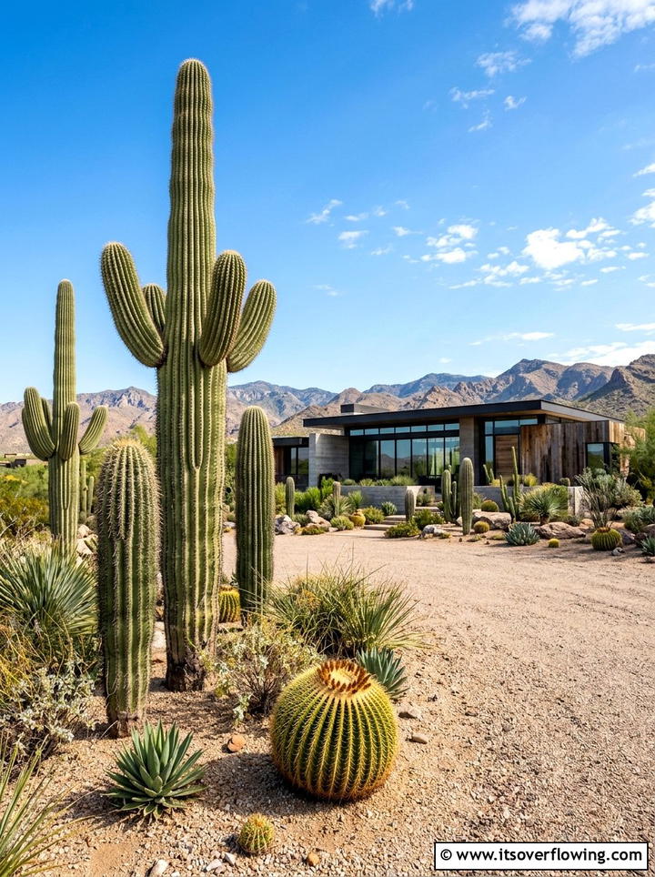Cactus Landscape - 25 garden ideas for hot climate