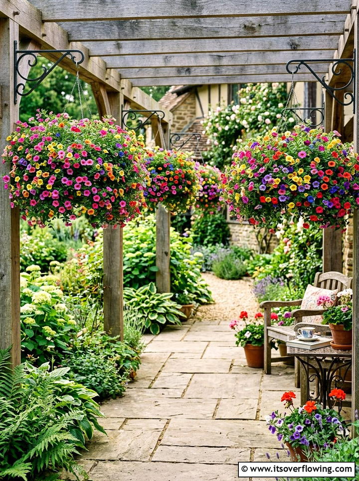 Calibrachoa Million Bells Patio Decor - 25 garden decor ideas with hanging baskets