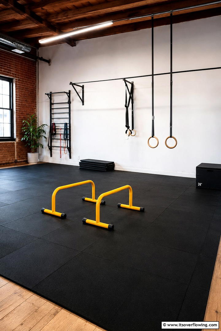 Calisthenics Training Space - 30 Small Home Gym Ideas for Compact Fitness Spaces