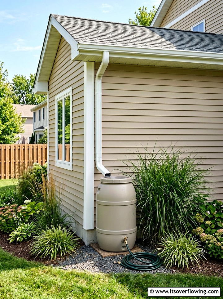 Camouflaged rain barrel - 25 garden ideas with rain barrels