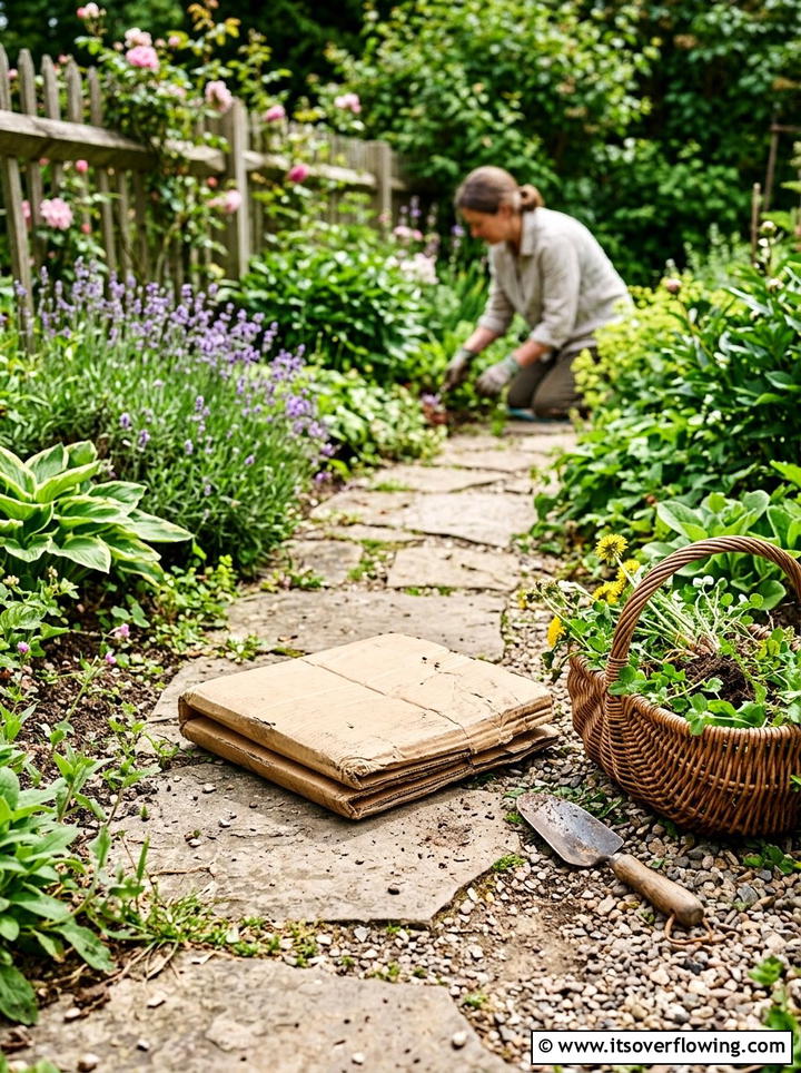 Cardboard knee pad - 25 recycled garden ideas with cardboard