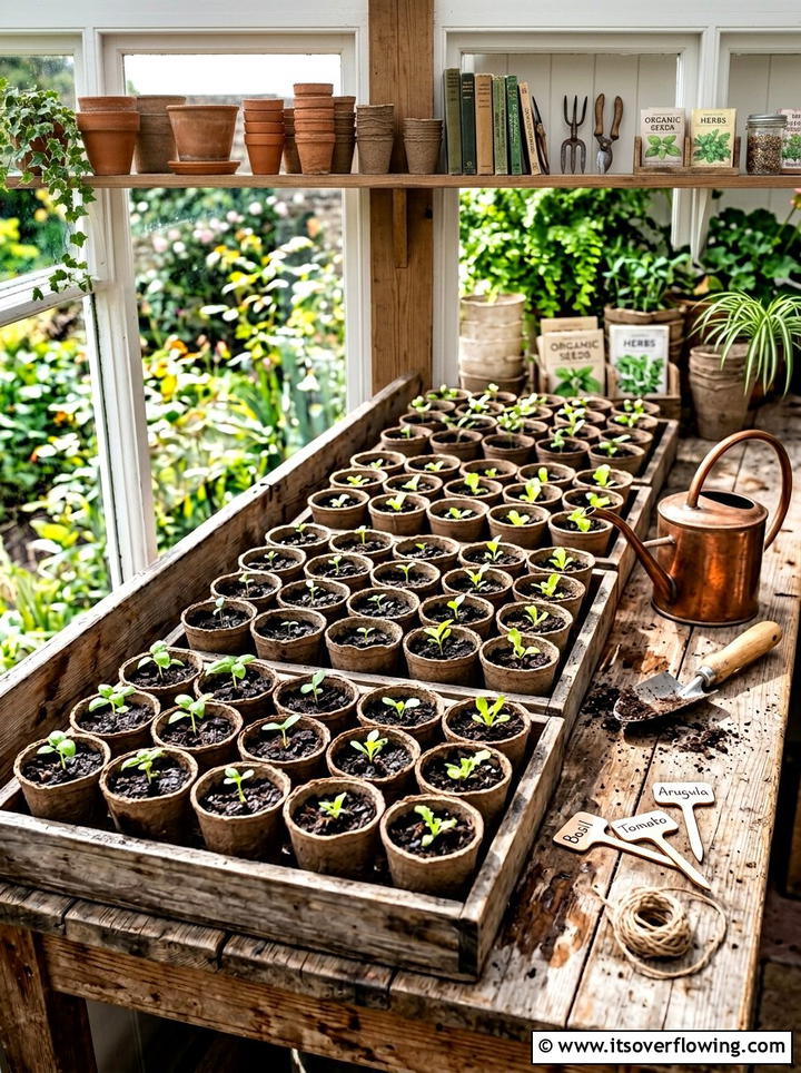 Cardboard seed starting pots - 25 recycled garden ideas with cardboard