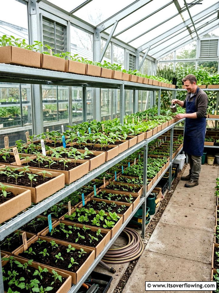 Cardboard seedling flats - 25 recycled garden ideas with cardboard