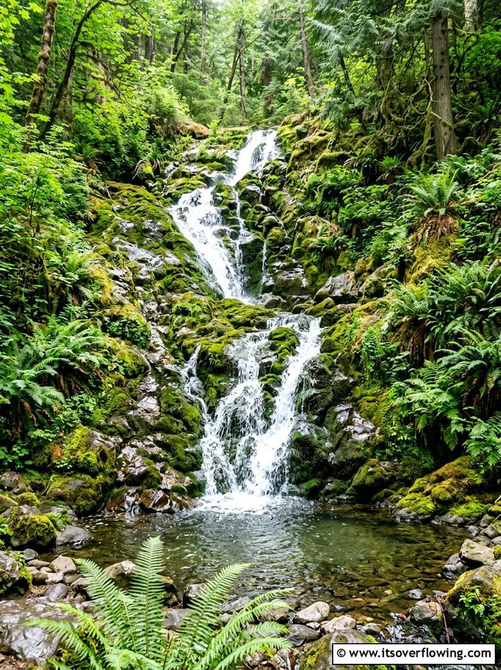 Cascading Waterfall - 25 backyard ideas for sloped yards