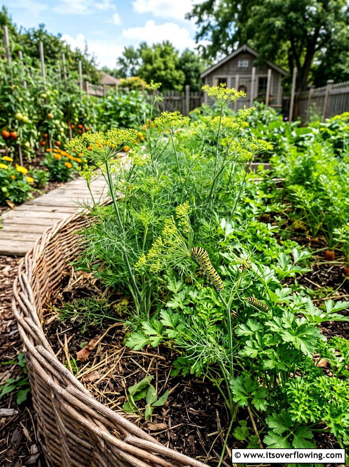 Caterpillar Herb Patch - 25 creative garden ideas with butterfly habitats