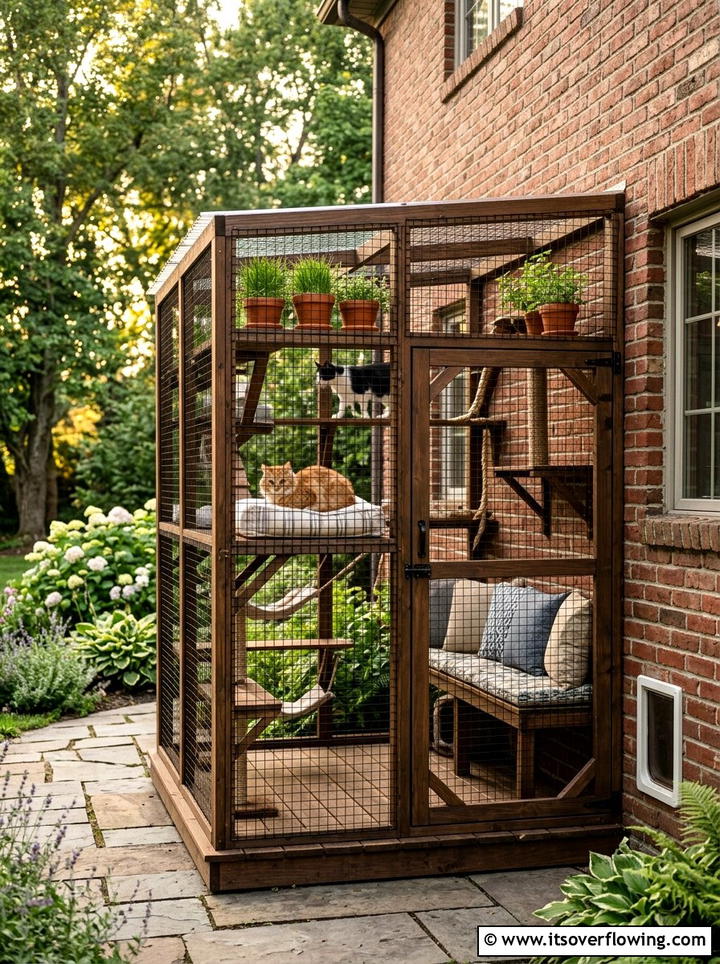 Catio For Indoor Outdoor Pet - 25 small garden ideas with pet friendly plants