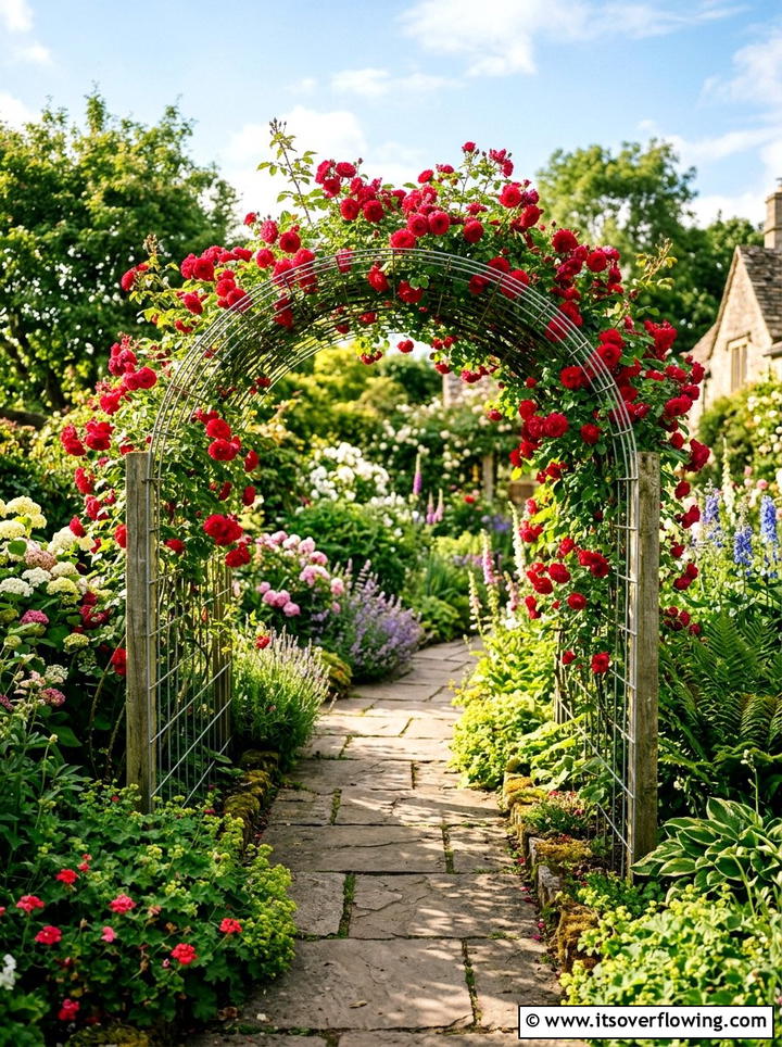 Cattle Panel Arch - 25 upcycled garden ideas for backyards