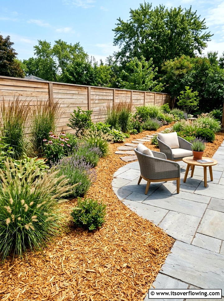 Cedar Bark Mulch - 25 garden ideas with mulch