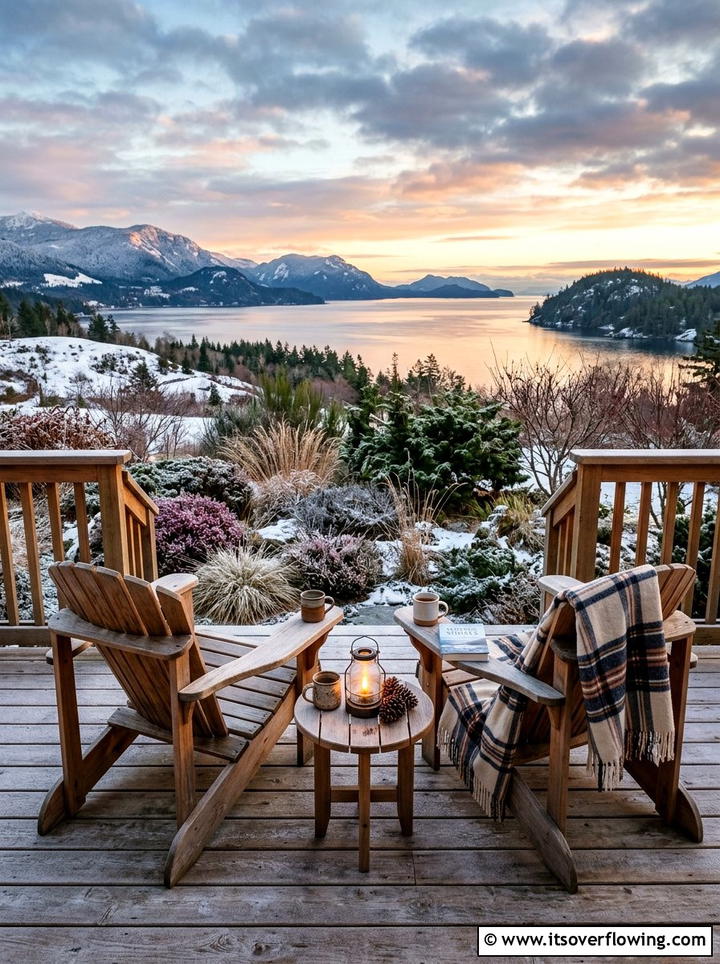 Cedar Garden Furniture - 25 garden ideas for cold climate