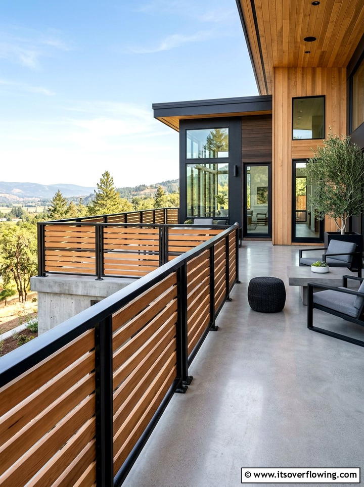 Cedar Porch Railing - 25 front porch ideas diy