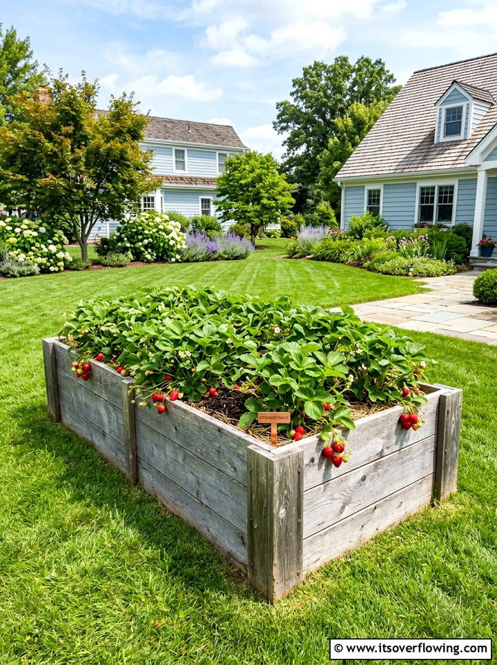 Cedar Wood Raised Garden Bed - 25 creative garden ideas with reclaimed wood beds