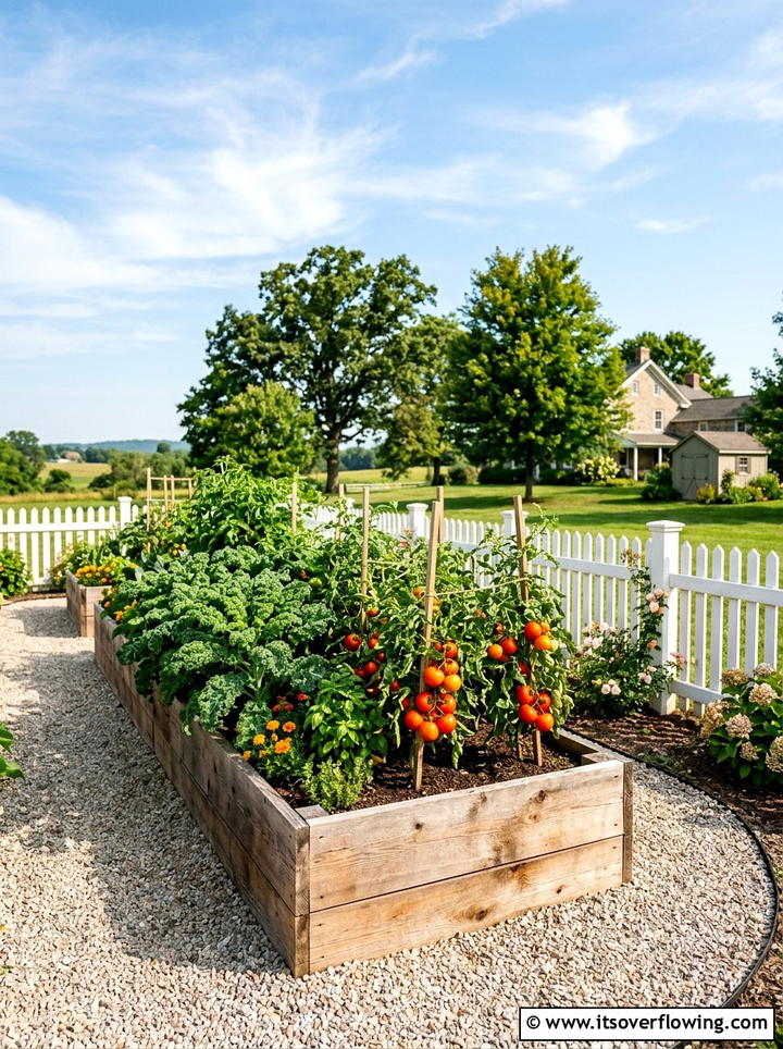 Cedar vegetable garden - 25 garden design ideas with raised beds