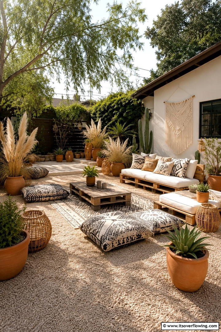 Charming Boho Chic Backyard - 30 Modern Backyard Ideas to Transform Your Outdoor Oasis