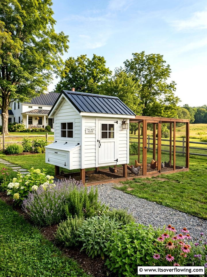 Chicken Coop Farmhouse Style - 25 backyard ideas with farmhouse style