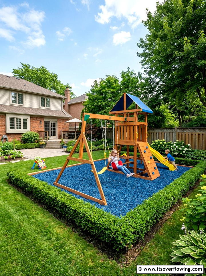 Children Play Zone - 25 backyard ideas for flat yards