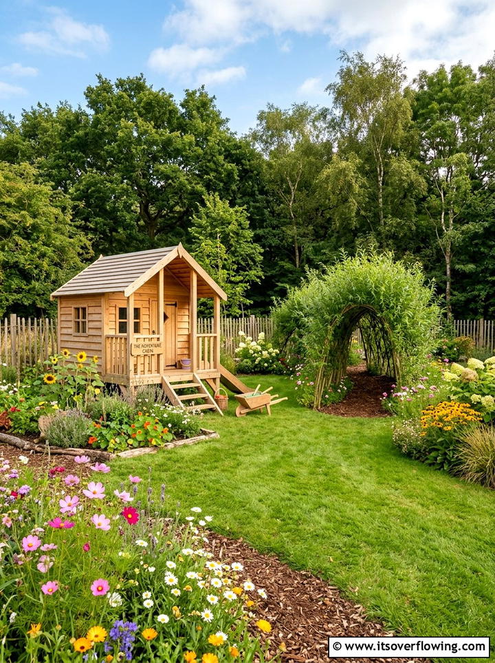 Childrens Play Garden - 25 creative garden ideas for suburban homes
