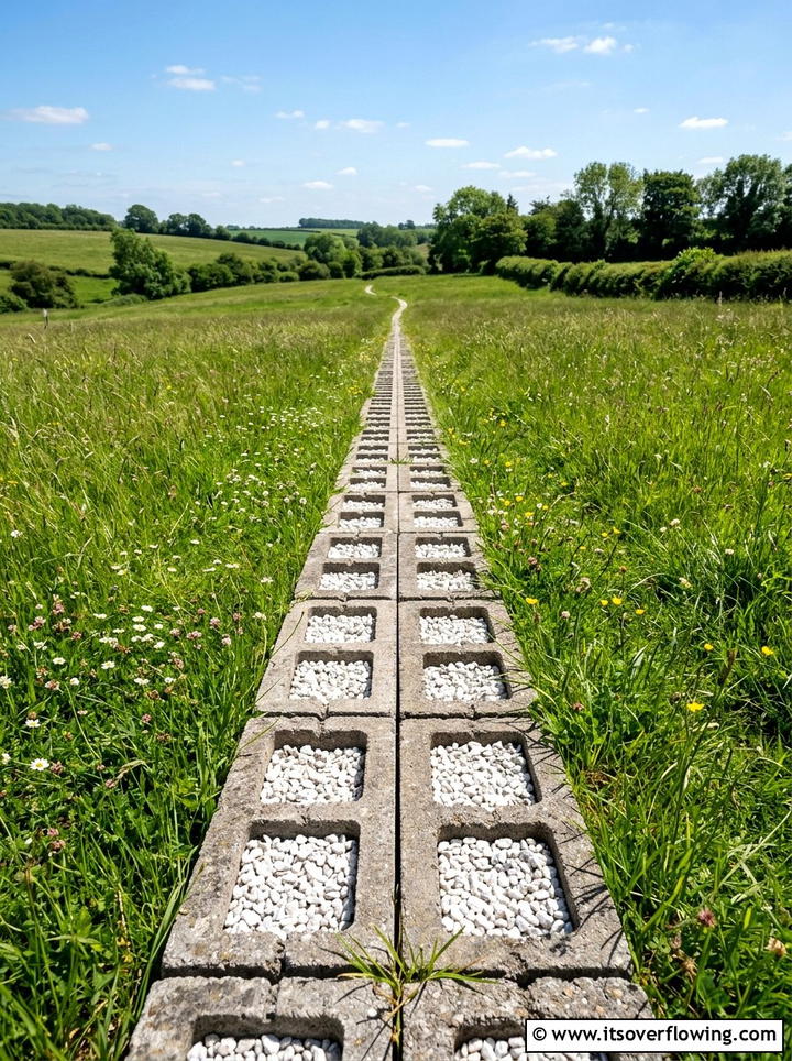 Cinder Block Garden Path - 25 garden ideas with cinder blocks