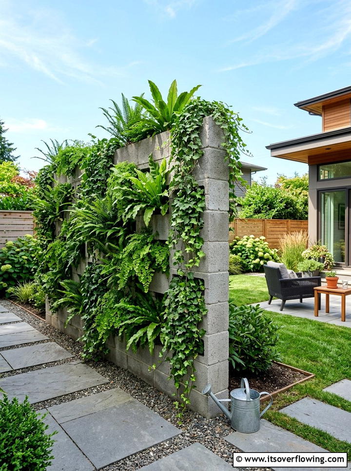 Cinder Block Vertical Garden - 25 cheap garden ideas with cinder blocks