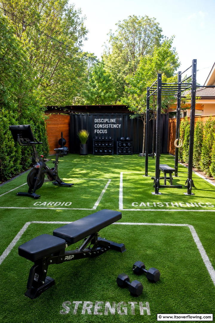 Circuit Training with Multi Equipment - 30 Outdoor Gym Ideas to Create a Fresh Air Fitness Zone
