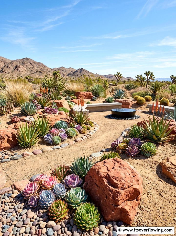 Circular Patio - 25 garden ideas for meditation