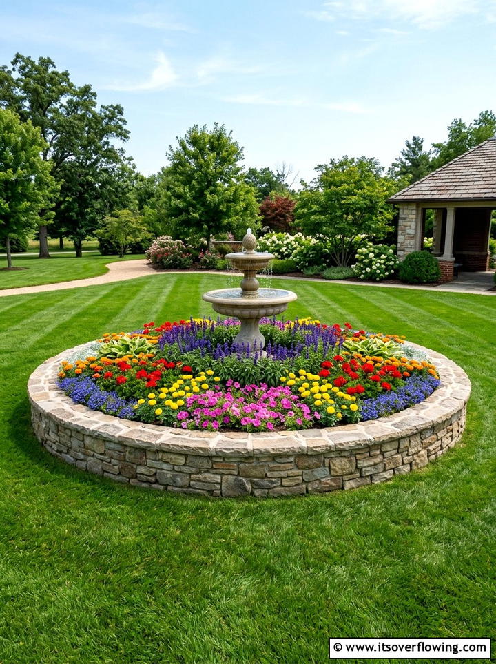 Circular raised garden bed - 25 garden design ideas with raised beds